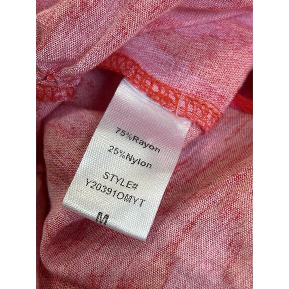 Tuckernuck Pomander Place Ikat Kenzo Dress Size M Hot Pink Ruffled Tiered - Picture 6 of 6